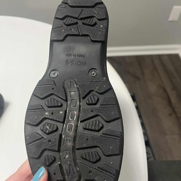 Womans Size 9 Sloggers Rain & Garden Boots Black/Pink Polka Dot Waterproof - Picture 3 of 6